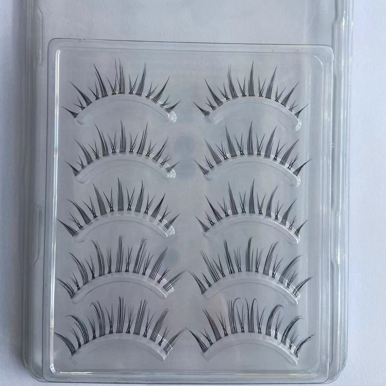 Natural Fluffy False Eyelashes Voluminous Wispy Lashes Extension Tool