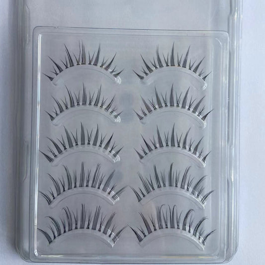 Natural Fluffy False Eyelashes Voluminous Wispy Lashes Extension Tool