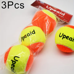 3pcs High Elastic Tennis Ball Durable Synthetic Rubber For Beginners Practice
