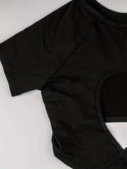 Short Sleeved T-shirt Sports Fitness Yoga Top Women's Activewear