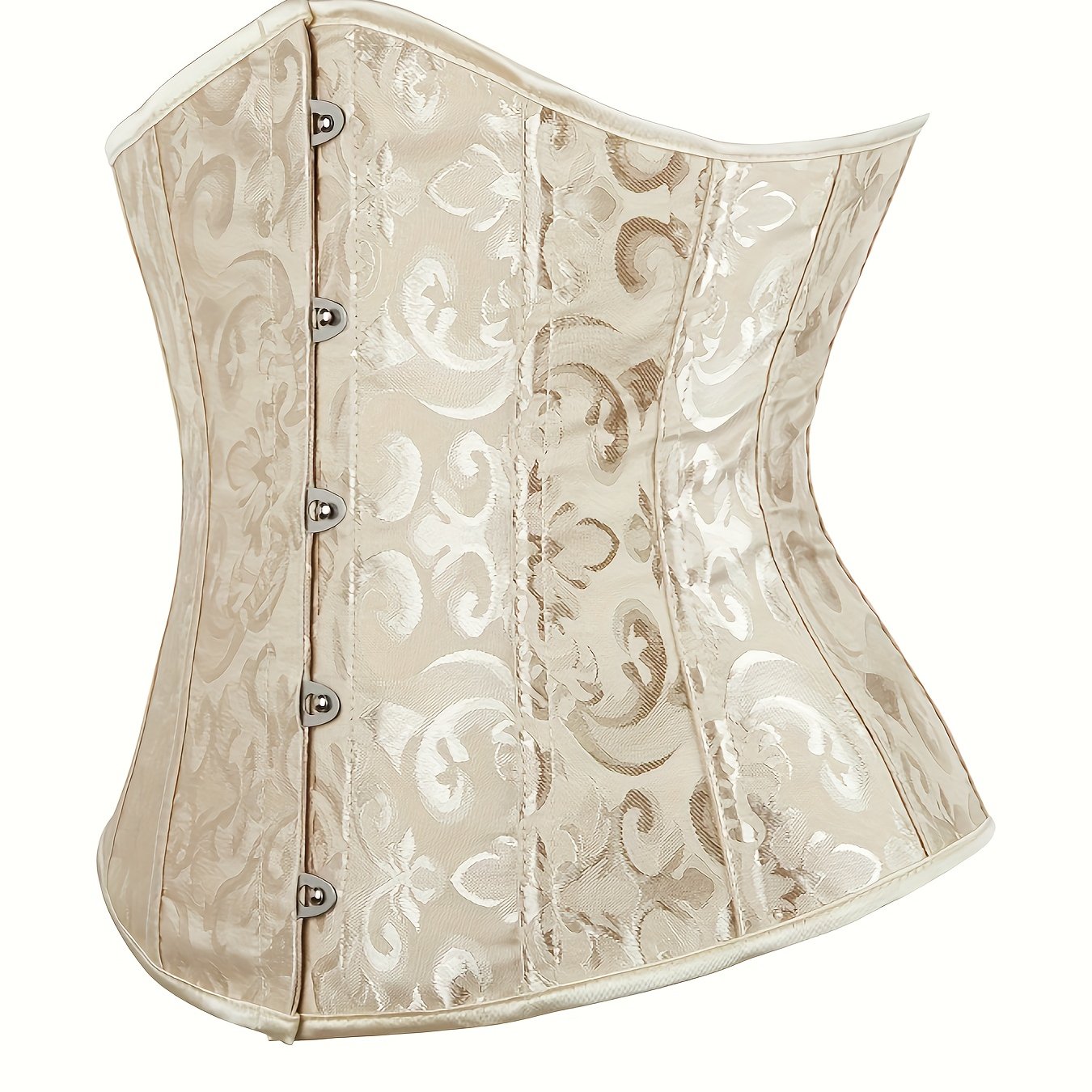Strapless Corset Bustier Tummy Control Lace Up Body Shaper