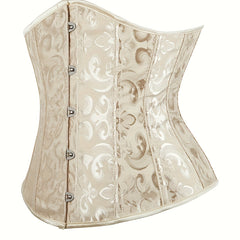 Strapless Corset Bustier Tummy Control Lace Up Body Shaper