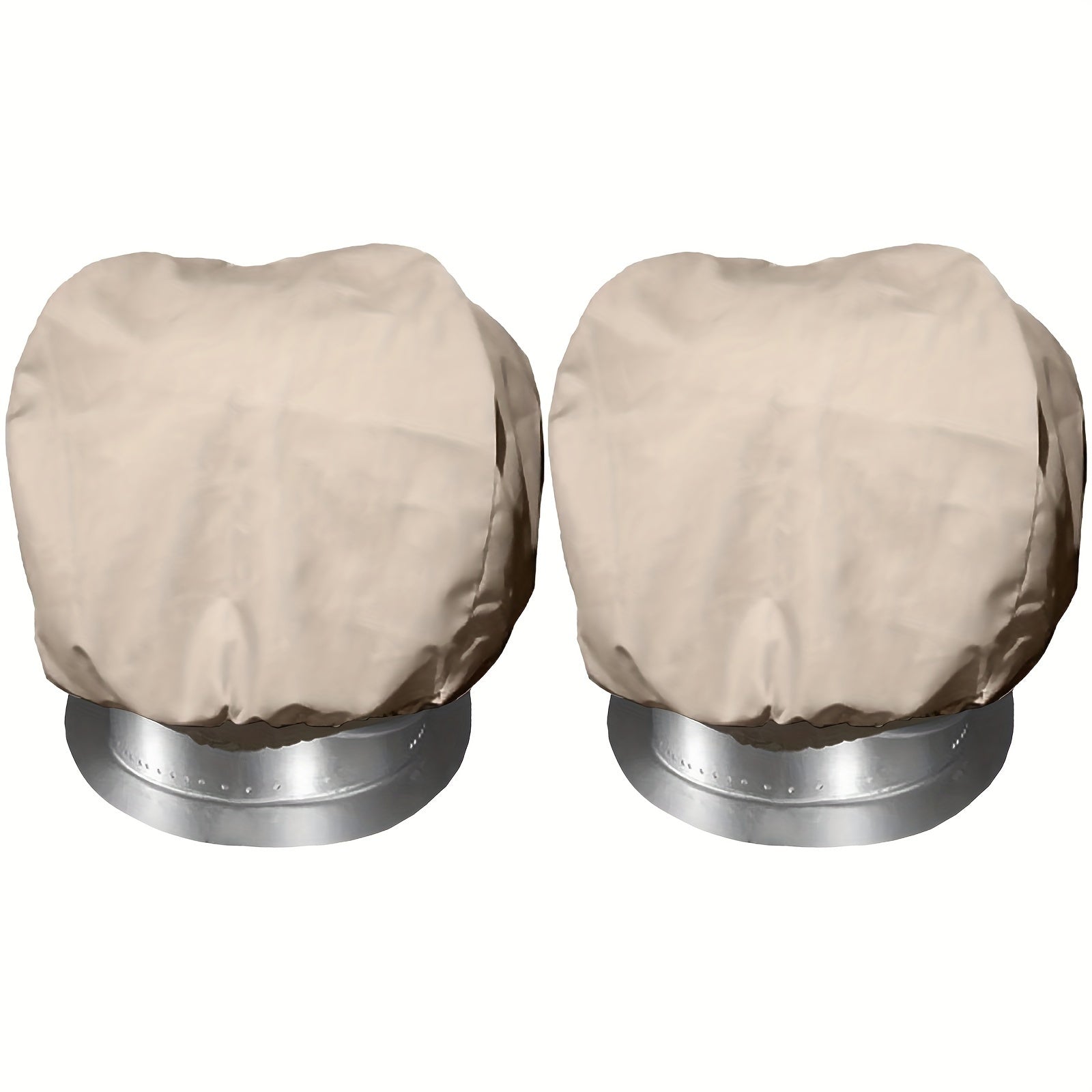 2pcs Turbine Roof Vent Cover Waterproof 420D Oxford Cloth 50 X 50 Ventilator Pro