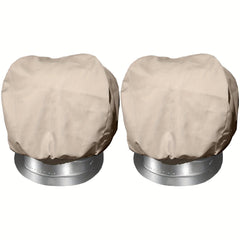 2pcs Turbine Roof Vent Cover Waterproof 420D Oxford Cloth 50 X 50 Ventilator Pro