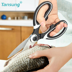 TANSUNG Heavy Duty Kitchen Shears With Cover, Stainless Steel Scissors