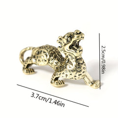 Brass Pixiu God Beast Keychain Lucky Pendant Ornament