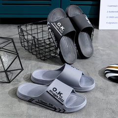 Men's Lightweight Non Slip Open Toe Quick Drying Slides