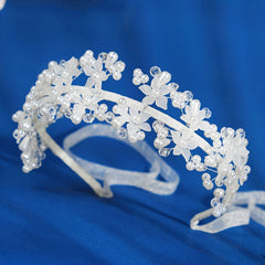 Crystal Acrylic Flower Hairband Headband Princess Tiara