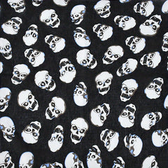 Skull Pattern Square Headscarf for Hip Hop Outdoor Sports