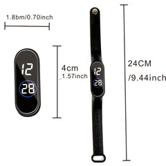 Outdoor LED Touch Screen Digital Sports Watch