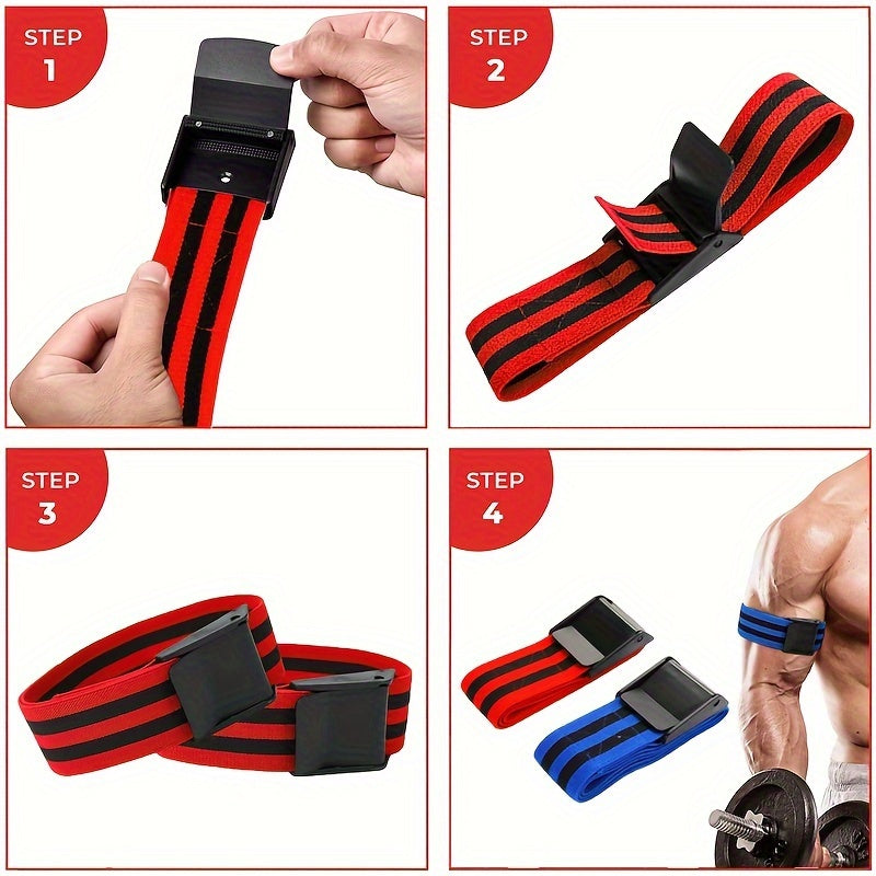 1pc Compression Elastic Arm Leg Band With Buckle