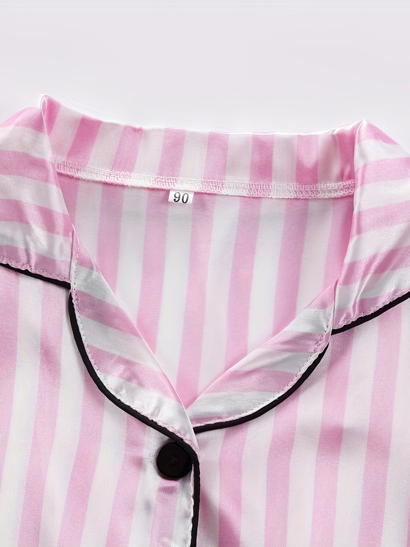 Girls Lounge Wear Button Down Top & Pants Pajamas Set Kids Clothes