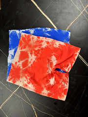 2pcs Tie Dye Women's Sports Shorts for Workout Fitness Yoga