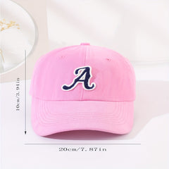 Solid Cotton Sunshade Dad Hat Adjustable Couple Sun Hats