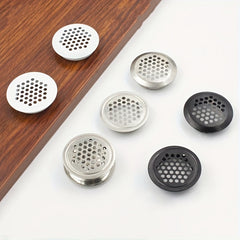 10pcs Round Air Duct Vent 19mm 25mm 29mm 35mm Steel Louver Mesh Cover Grille