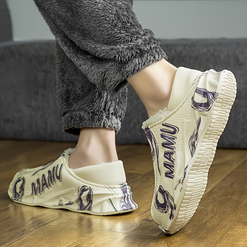 Warm Slipper Socks with Cotton Lining - Indoor & Outdoor Use