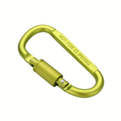 Heavy Duty Screw Locking D-ring for Outdoor Camping, Keychain, Tent, Hammock
