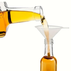 24pcs Mini Empty Bottles 60ml PET Bottles Reusable With Lids Funnel