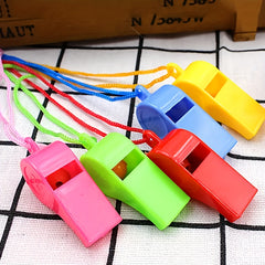 24pcs Colorful Whistles for Concert Party Referee Props