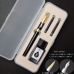 Jinhao9009 Fountain Pen Set with Ink Box Caligraphy Office Stationery Gift