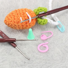 16pcs Crochet Hook Knitting Needles Set 0.5mm-2.5mm Yarn Sweater Weave Needles