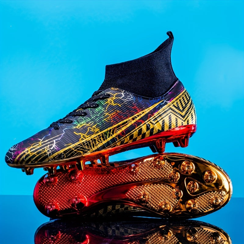 Men's High Top Non Slip AG Soccer Cleats