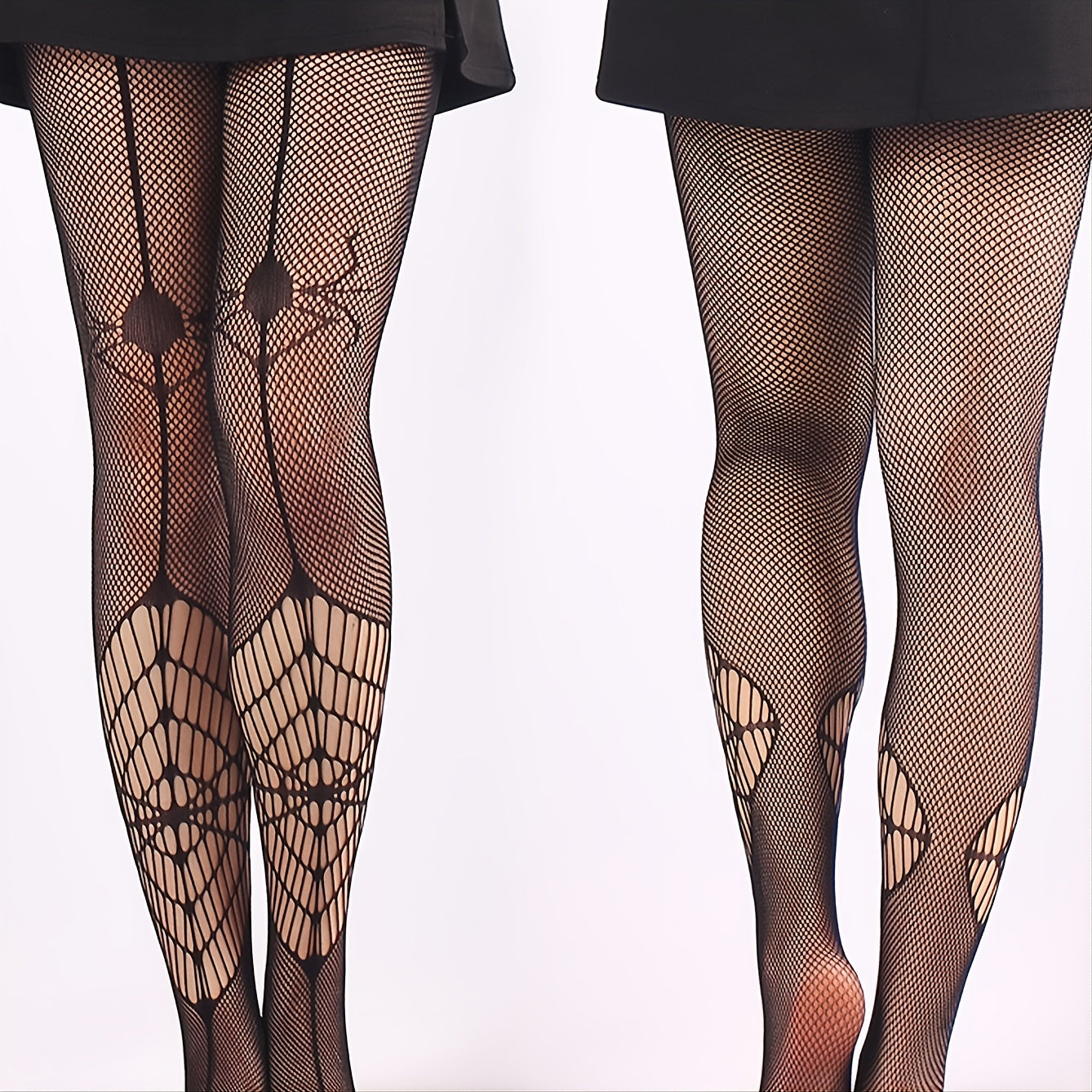 Spider Web Pattern Fishnet Tights Stockings For Women