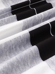 Colorblock Plaid Lounge Pants Soft Drawstring Womens Loungewear