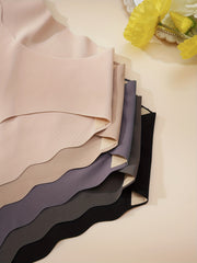5pcs Seamless Solid Briefs Comfy & Breathable Intimates Panties