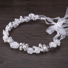 Crystal Flower Girl Wedding Headband Hair Accessories