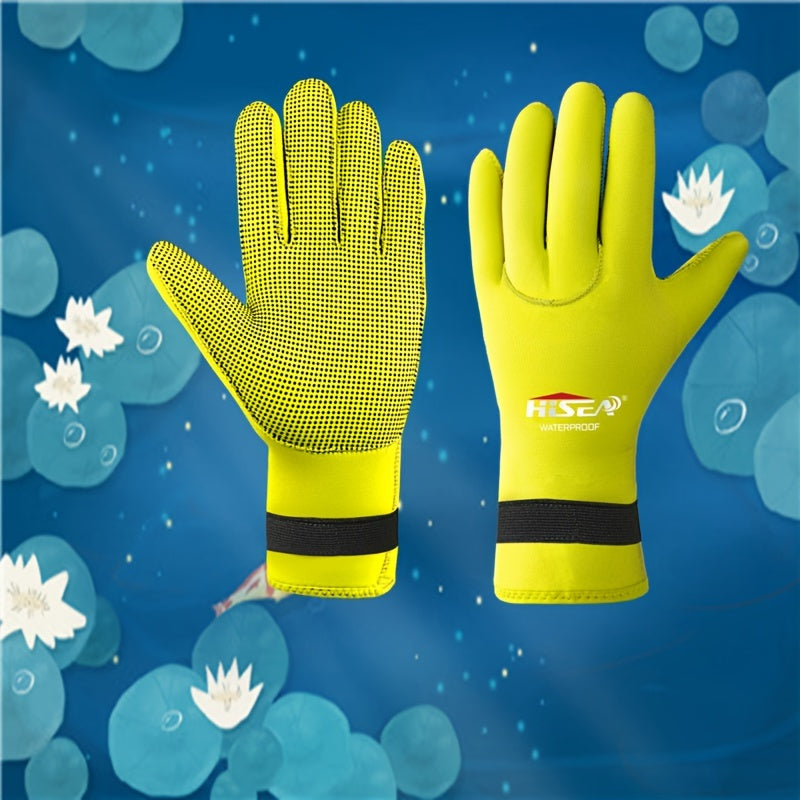 HISEA Diving Gloves 3MM Neoprene Winter Warm Gloves