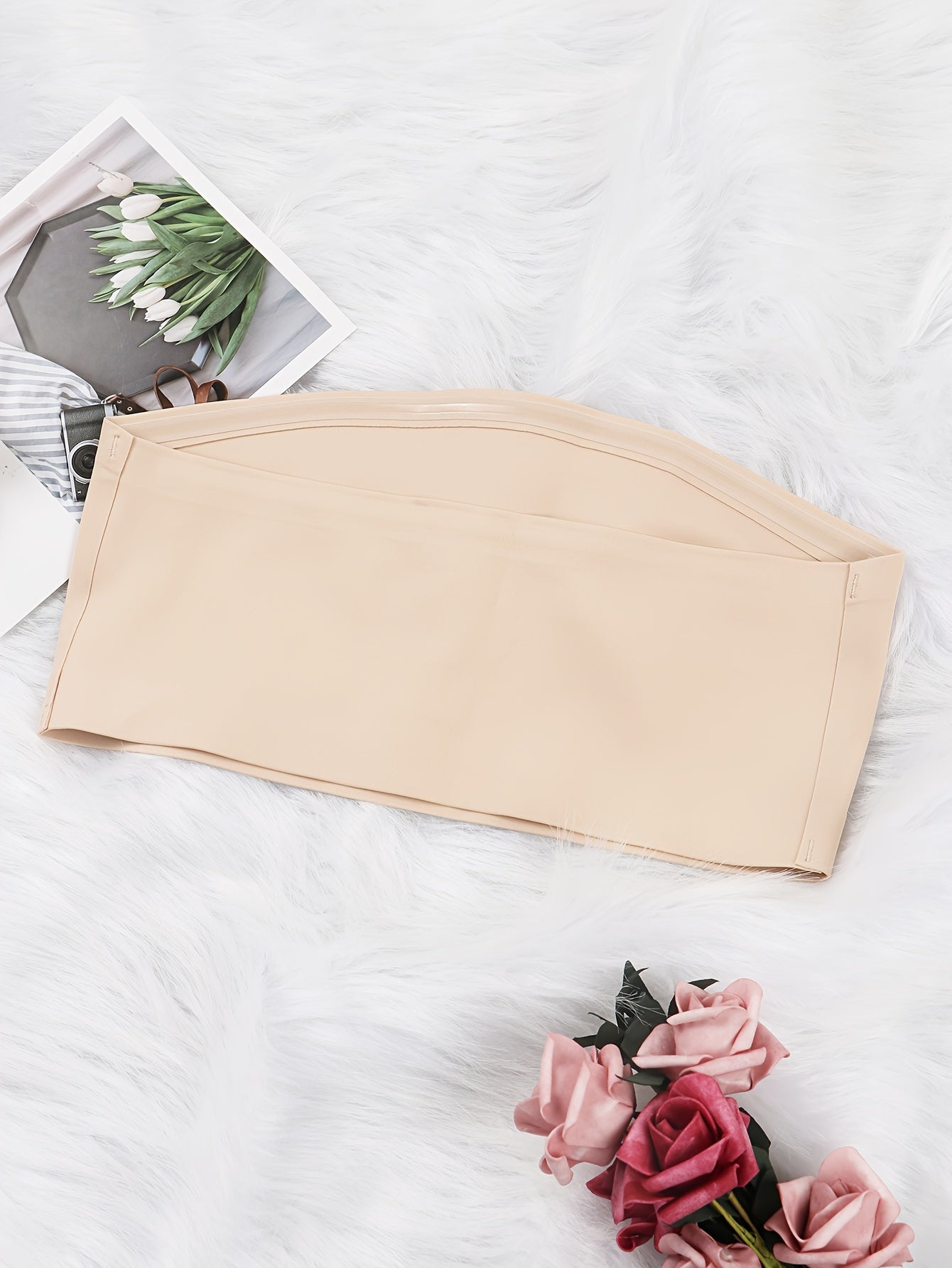 Soft Seamless Strapless Bandeau Bra for Women