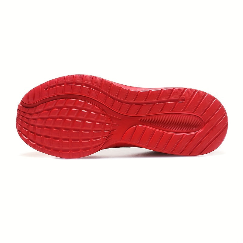 Men's Striped Lightweight Running Shoes Breathable Outdoor Athletic Sneakers