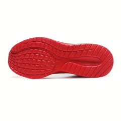 Men's Striped Lightweight Running Shoes Breathable Outdoor Athletic Sneakers