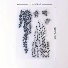 Branches Butterfly Stamps for Card Making Decorations