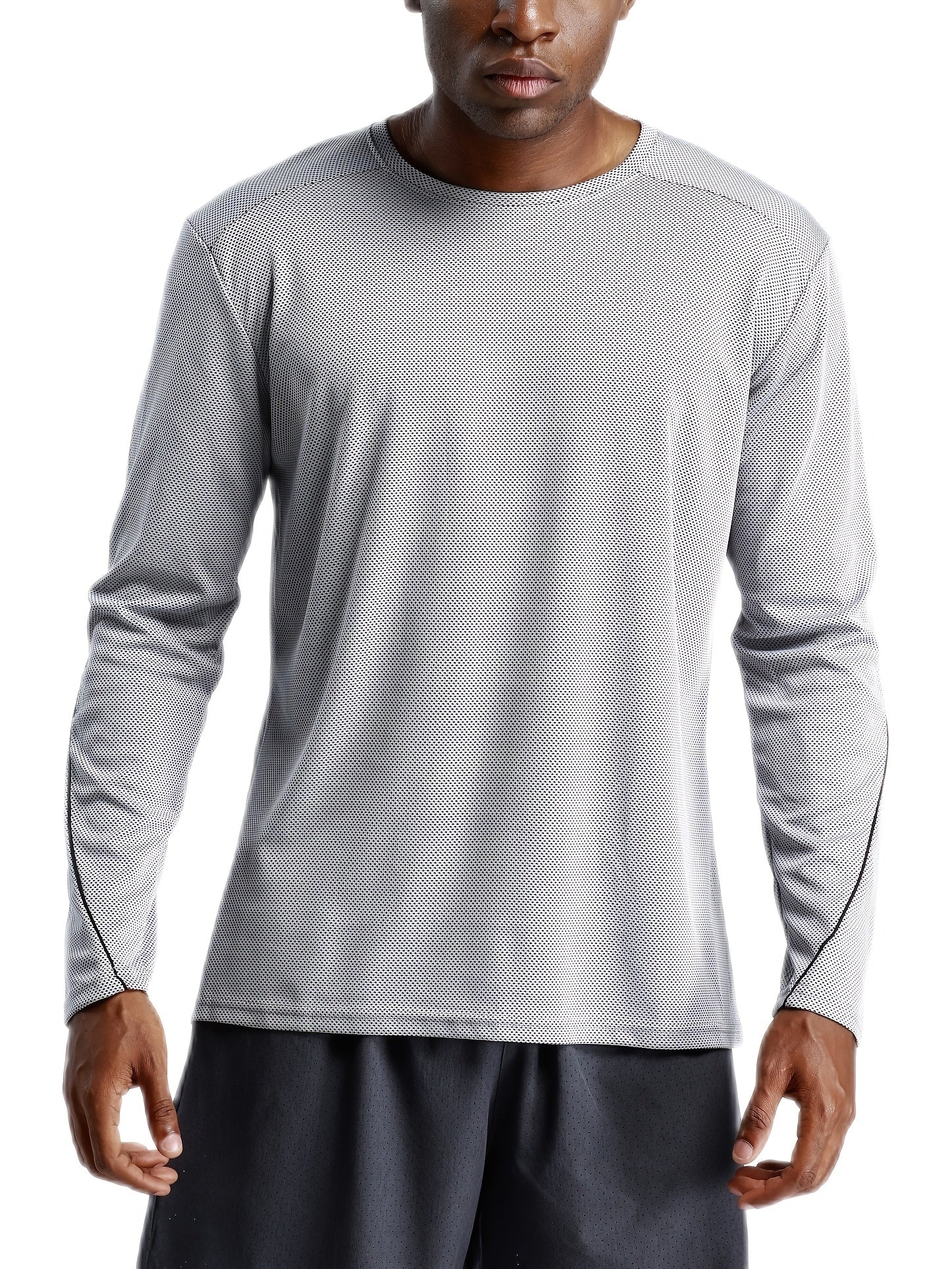 Sports Fitness Quick Drying Long Sleeved T-Shirt for Basketball Running