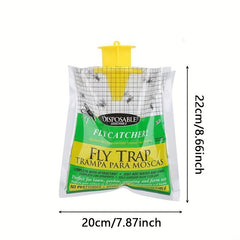 1pc Disposable Fly Trap Attracts Major Fly Species for Indoor/Outdoor