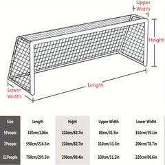 2pcs Portable Soccer Net Replacement - Lightweight Foldable Training