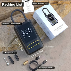 Automatic Air Compressor Tire Inflator with LED Light