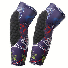 Universal Honeycomb Anti-collision Knee Pads for Outdoor Sports