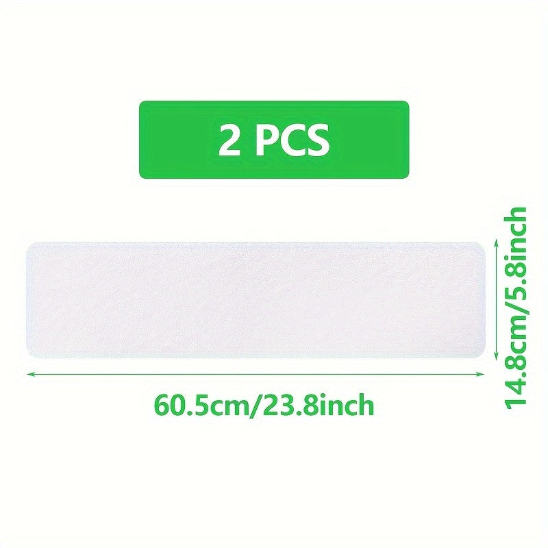2pcs Non Slip Stair Tape for Wooden Steps Indoor/Outdoor