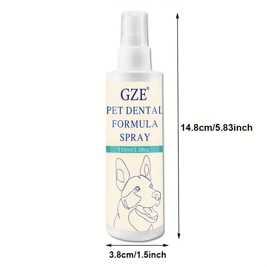 Dog Dental Care Spray 100ml Freshens Breath