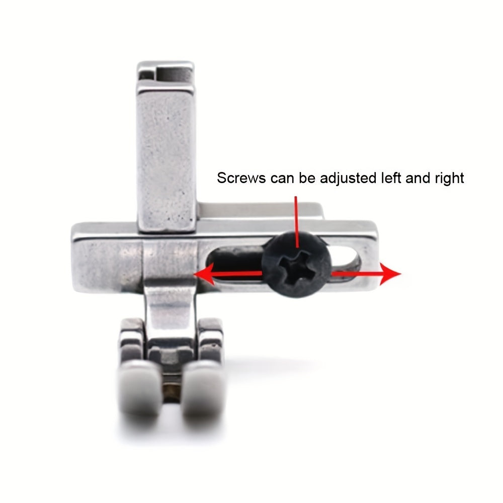 Adjustable Zipper Presser Foot for Industrial Sewing