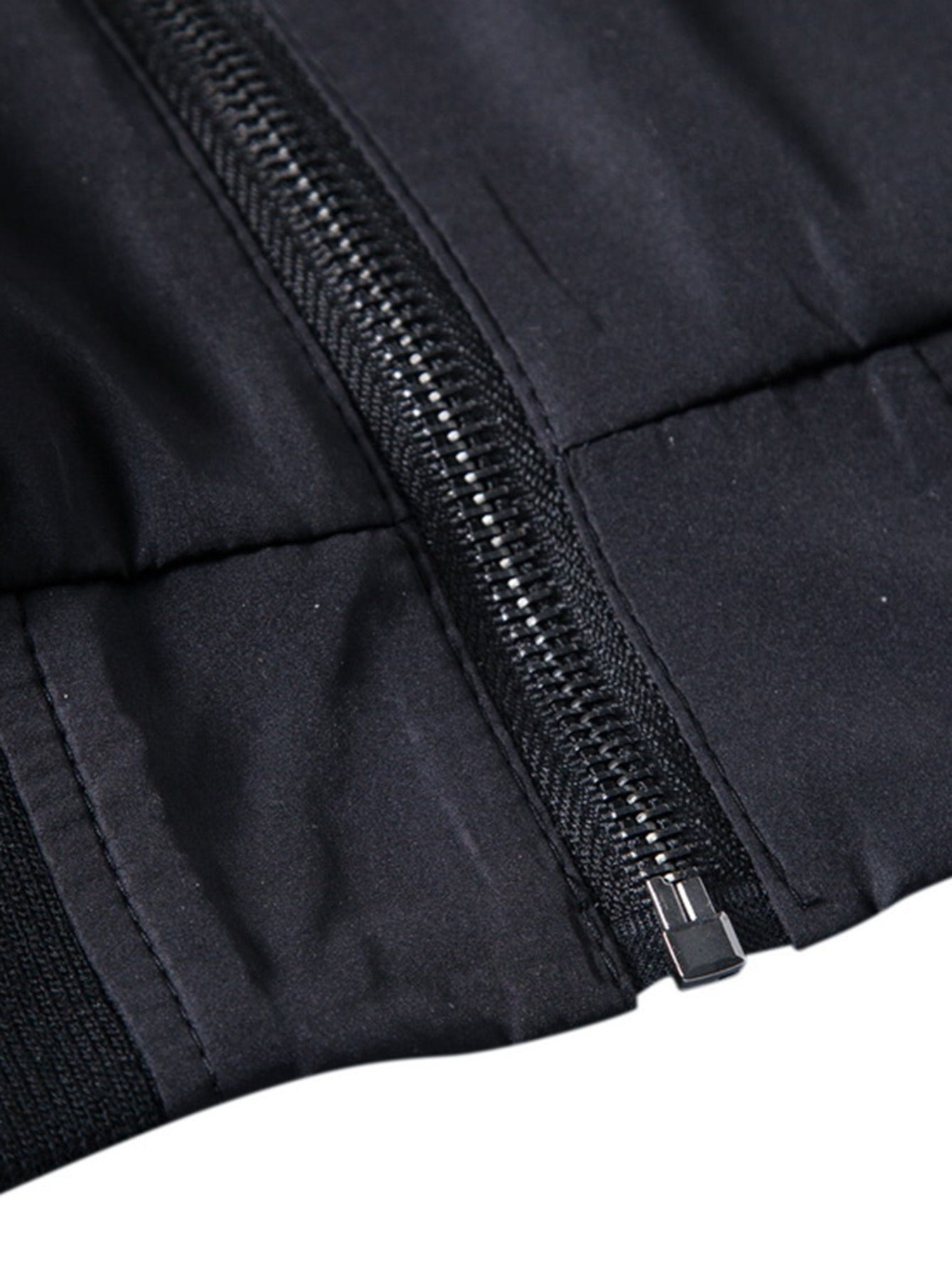 Men's Dragon Printed Baseball Collar Jacket