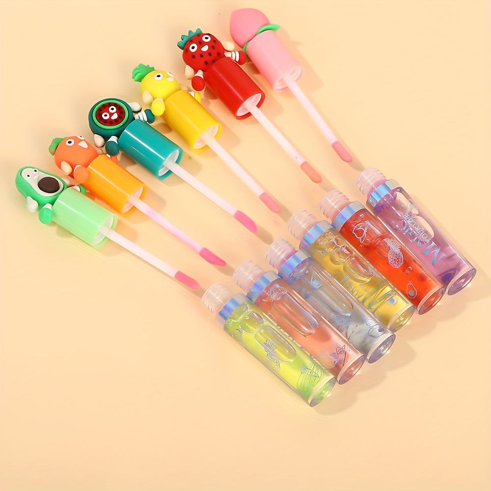 Fruit Doll Lip Glaze Prevent Dry Cracking Daily Lip Care Jelly Lip Balm