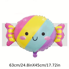 5pcs Cartoon Ice Cream Party Balloon Set