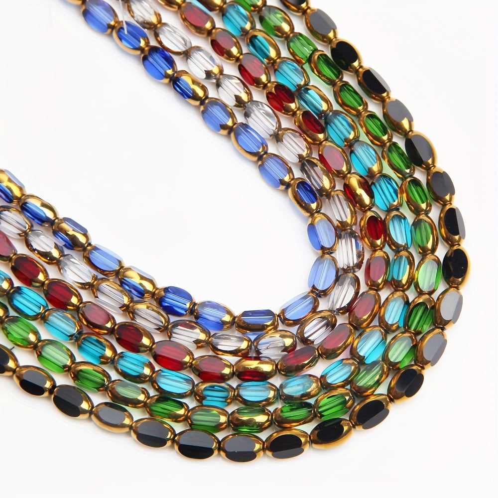 50pcs 4 5 7mm Faceted Glass Beads for Jewelry Making DIY Necklace Bracelet