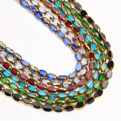 50pcs 4 5 7mm Faceted Glass Beads for Jewelry Making DIY Necklace Bracelet
