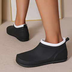 Waterproof Non slip Comfy Rain Boots Lightweight Rubber Ankle Boots