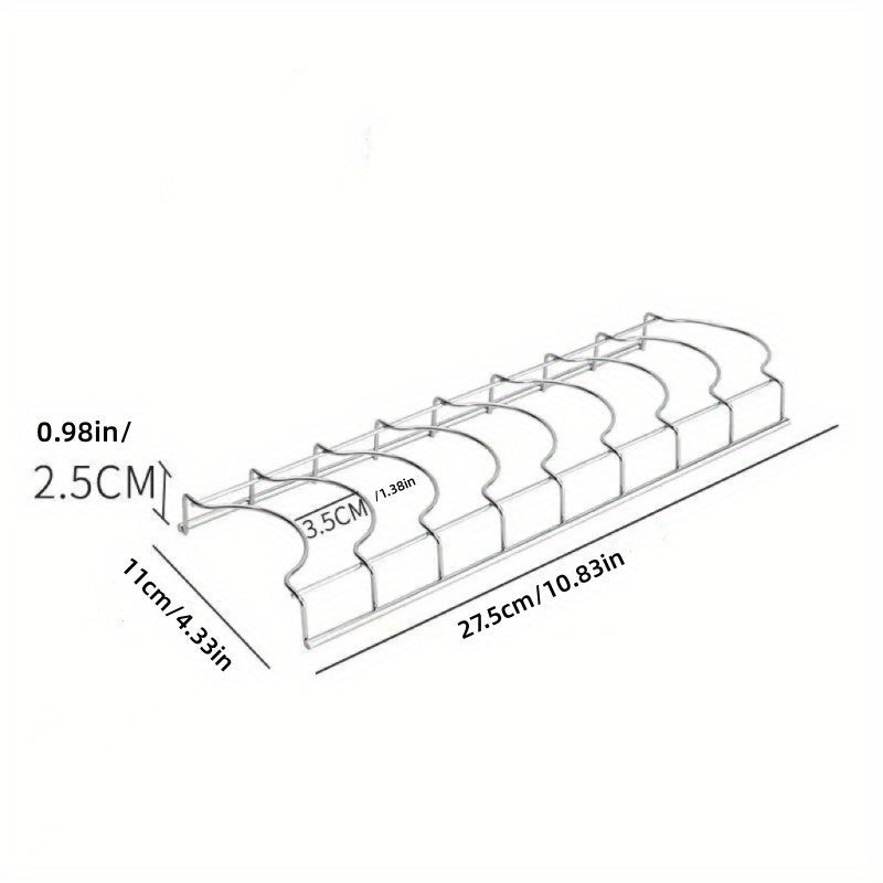 Stainless Steel Bowl Plate Rack Dish Storage Drain Rack